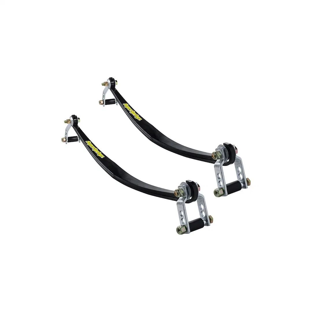 SSA13 – SUPERSPRINGS Helper Spring Kit, Leaf Spring Design Rear Upper 3 Inch Width 3400 Pound Load Capacity Per Set (...